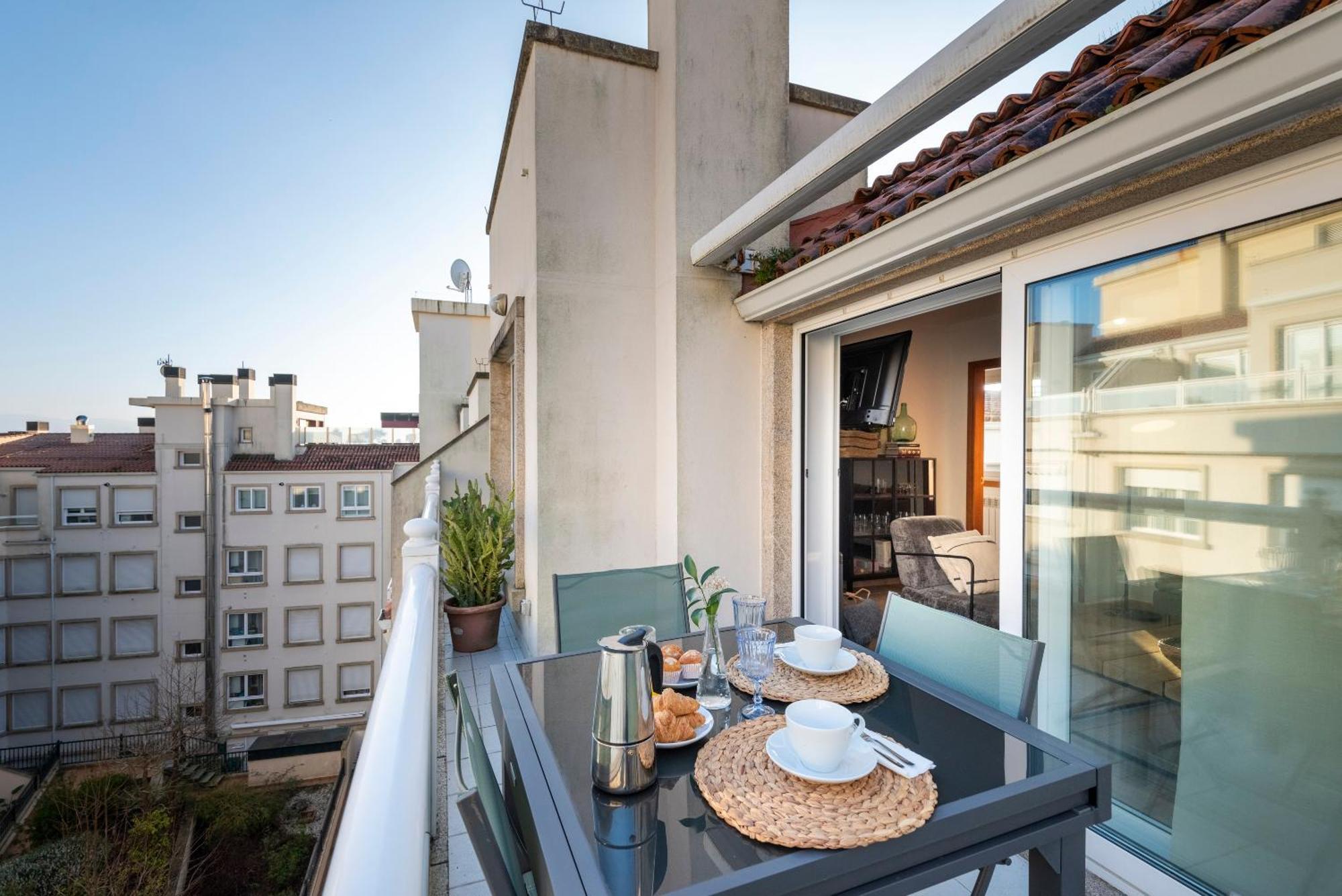 Apartamento Playa Silgar -50 M Playa Con 2 Garajes Y 3 Dormitorios Санксенсо Екстериор снимка